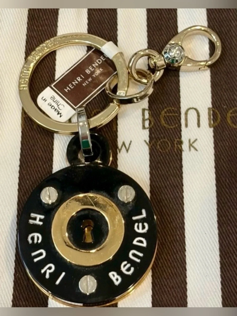 NWT HENRI BENDEL Keychain and/or Bag Charm